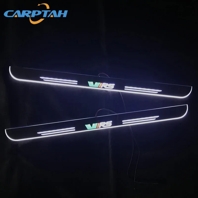 CARPTAH отделкой педаль автомобиля внешние Запчасти светодиодный порога Накладка