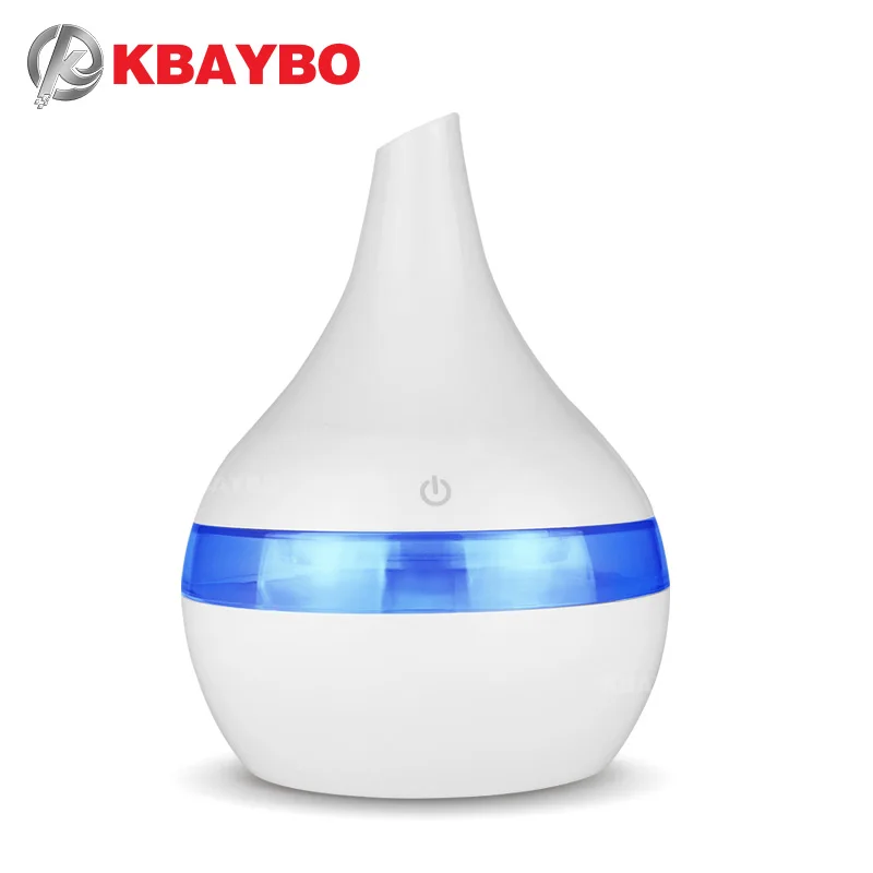 

KBAYBO 300ml Mini USB Essential Oil Diffuser Electric Mist Maker Cool Mist Humidifier Aroma Humidifier with Colorful LED Lights