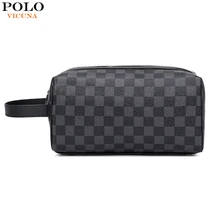 VICUNA POLO дорожная мужская сумка клатч известный плед круглый