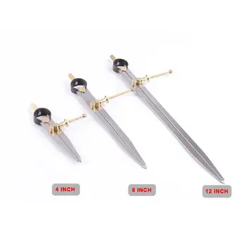 

4/8/12 inch Spring Dividers Marking Scriber