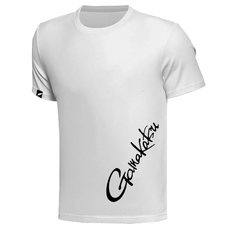 

2019 New Summer Outdoor Gamakatsu T Shirt Fishing Clothes Men Short Sleeve Quick-Dry Breathable Shirt Plus Size Fishing Jersey