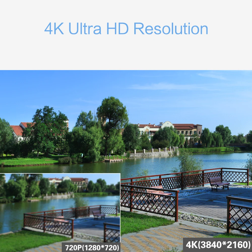 Комплект камеры видеонаблюдения 4K Ultra HD 8X 8MP 8ch H265 DVR 30mNight Vision Out Door Wate Rproof камера