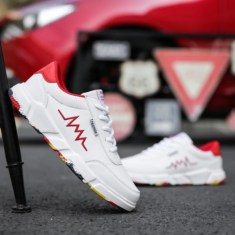 

Summer MEN'S SHOES New Style Korean-style Trend MEN'S Casual Leather Shoes England Versatile Teenager Breathable Trendy Shoes Me