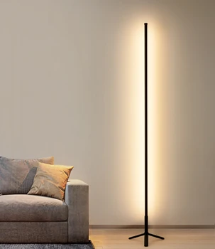 

Modern LED floor lamp simple living room bedroom lamp colorful RGB light