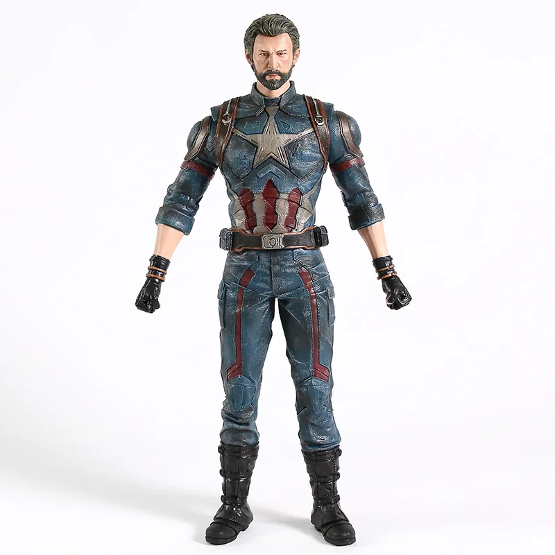 Мстители Endgame Капитан Америка ПВХ фигурка Коллекционная модель игрушки 1" 30 см