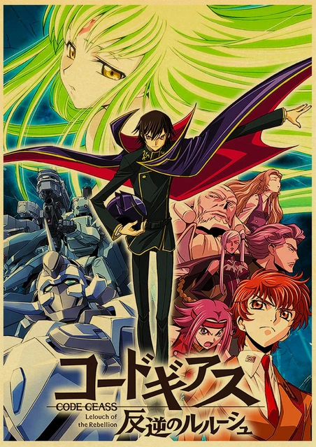 Code Geass Lelouch Lamperouge Anime Poster Canvas Art Poster And