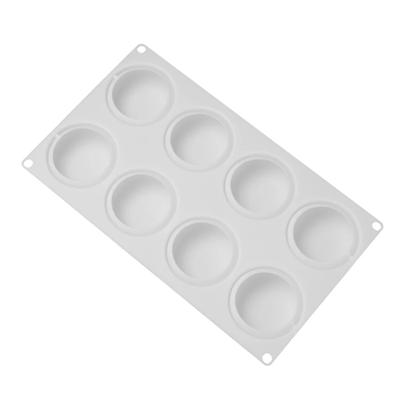 Oblate Shaped silikonowe formy okrągła do ciasta foremka do musu na blacha do pieczenia deser czekoladowy blacha do pieczenia ciasto dekorowanie narzędzia 5 Oblate Shaped silikonowe formy okrągła do ciasta foremka do musu na blacha do pieczenia deser czekoladowy blacha do pieczenia ciasto dekorowanie narzędzia 5