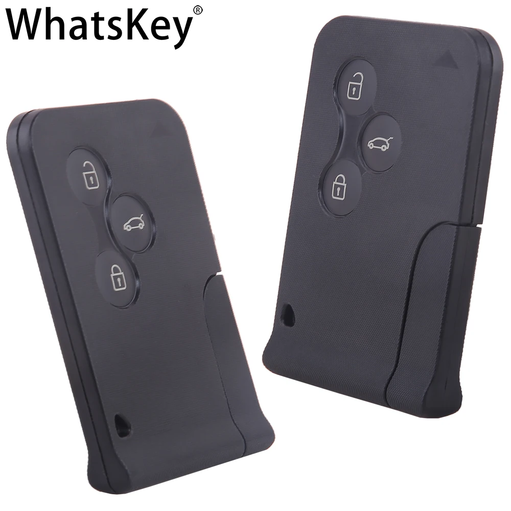 Сменный Чехол WhatsKey для Renault Clio Logan Megane 2 3 Koleos Scenic|Ключ от авто| |