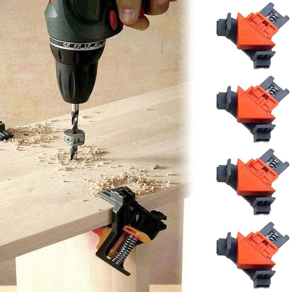 DIY ручные инструменты 90 градусов Угловые зажимы угловой Зажим 4 шт. зажим фиксатор