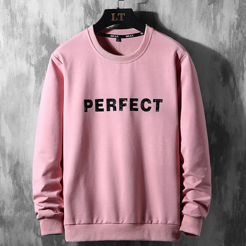 High Quality Autumn Spring Fashion Oversize Tshirt Men's Long Sleeve Casual O Neck T-Shirt For Man TOP TEES 6XL 7XL 8XL 9XL | Мужская