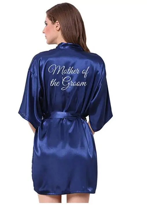 Свадебный наряд невесты темно-синий халат курица вечерние получить маррид подарок младенец Честь Кимоно для невесты свадебные платья - Цвет: navy  mother  Groom