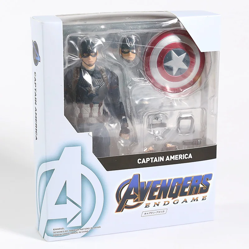 SHF Мстители Endgame Капитан Америка ПВХ фигурка Коллекционная модель игрушки