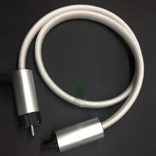 Hifi Hif-End Argento Master Flusso cavo di alimentazione EU/US versione AC cavo di alimentazione con UE/USA spina connettore di alimentazione