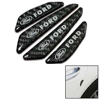 

4pcs Car Door Side Edge Car Badge Protection Decorative Strip for Fords Focus 2 3 1 MK2 MK3 MK1 Fusion Accessories