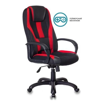 

Armchair game bureaucrat Viking-9, on wheels, artificial leather/fabric, black/red, (Viking-9/bl + red)