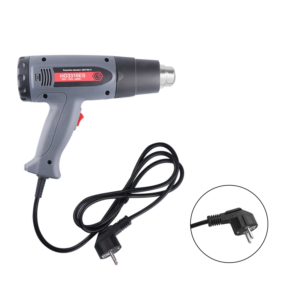 

220V-50Hz 1600W Heat Gun Advanced Intelligent CNC hot air gun djustable Shrink Wrap Paint Stripper Soldering Rework DIY Tools