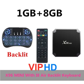 

VIPHD X96mini Android tv box Smart Media Player 1GB 8GB 2GB 16GB Quad Core Amlogic S905W X96 mini box tv