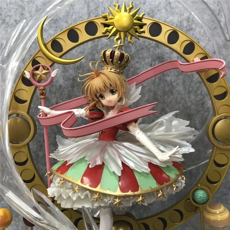 Captor KINOMOTO SAKURA 15th anniversary Deluxe Edition Статуэтка из ПВХ фигурка модель игрушки X4101