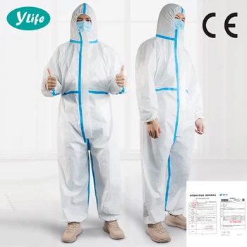 

Medical Protective Clothing Isolation Gown Coverall Medical Suit Coverall Disposable Dust Suit Traje Epi Trajes Dustproof