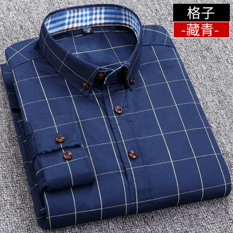 Весна-осень,, мужские молодежные модные дышащие рубашки, Camisa, клетчатые повседневные рубашки с принтом, ткань в английском стиле, облегающие