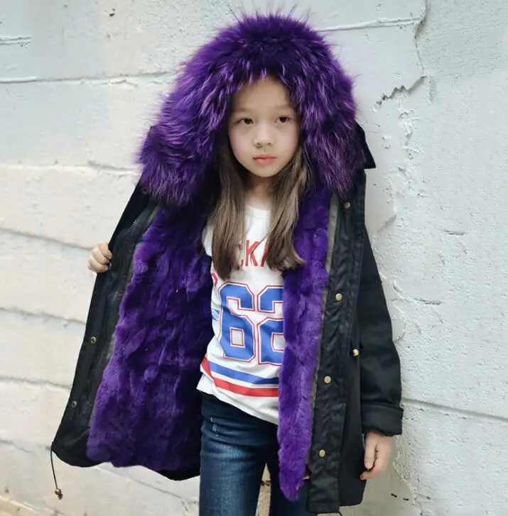 Lagabogy/меховые куртки для маленьких девочек; пальто; модный детский жилет из искусственного меха; коллекция года; зимняя верхняя одежда из искусственного кроличьего меха для девочек