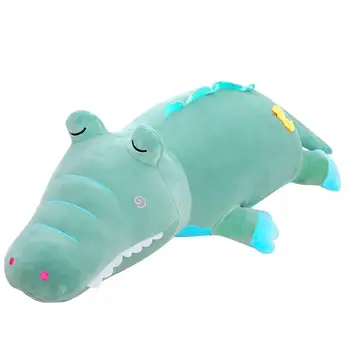 

55-105cm Simulation Crocodile elephant Plush Toy Lying Plush Pillow Sleeping Pillow Soft Stuffed Animal Baby Kid Birthday Gift