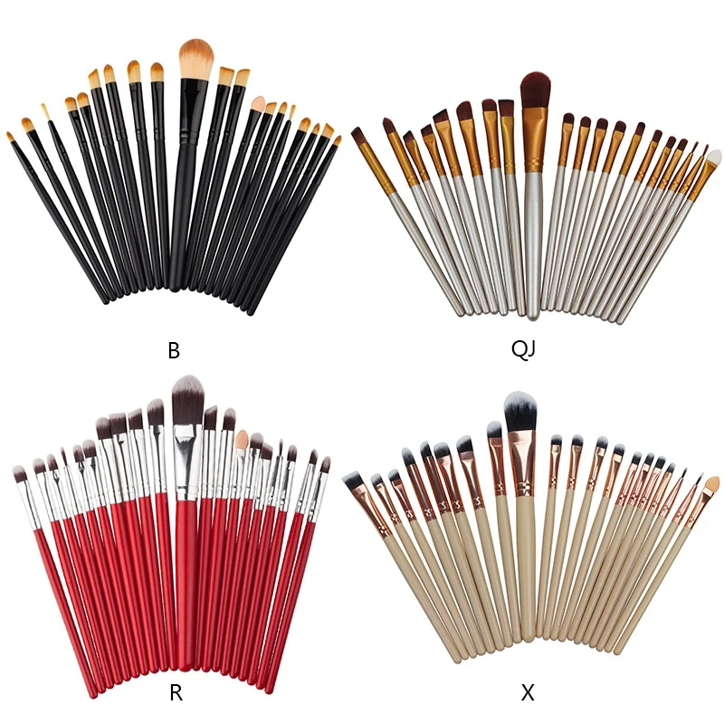 

20 pcs Makeup Brush Kit Foundation Loose Powder Brush Eyeshadow Blush Eyebrow Lip Brush Makeup Tool Set Recommend