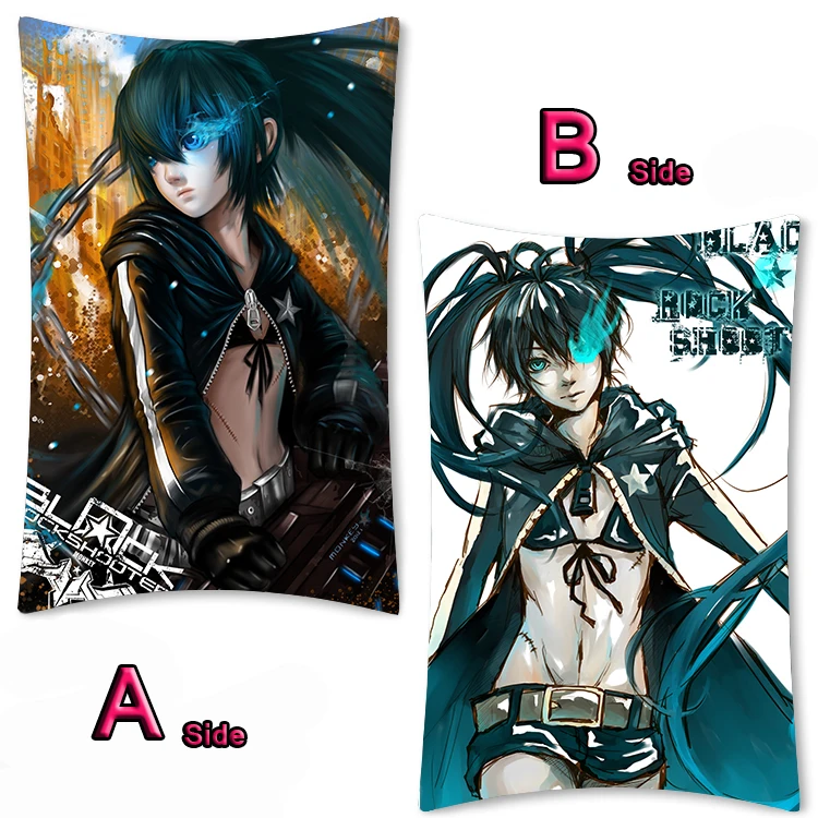 Аниме BLACK ROCK SHOOTER Takanashi Yomi обнимающая наволочка для тела с милым принтом Dakimakura декоративная наволочка для тела чехол 2WAY 35x55 см - Цвет: 13