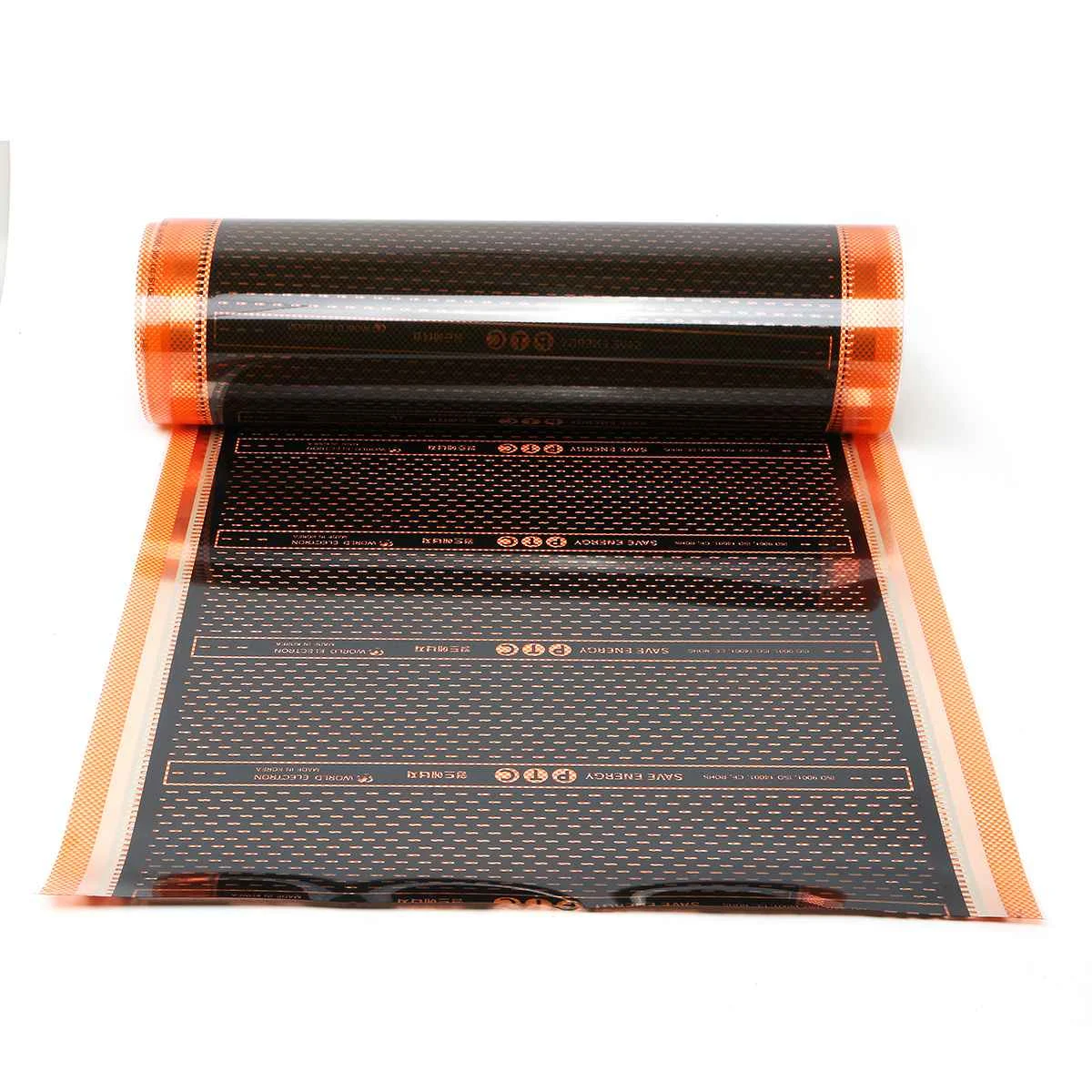 New Infrared Low Power Consumption Energy Saving PTC Self Regulating Underfloor Warm Floor Carbon Heating Film 200~240V 220w/m2