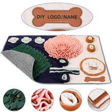 

Dadugo Personalized Name Pet Snuffle Mat Customized Id Dog Snuffle Mats Dinner Table Design Slow Eatting Mat Drop Shipping