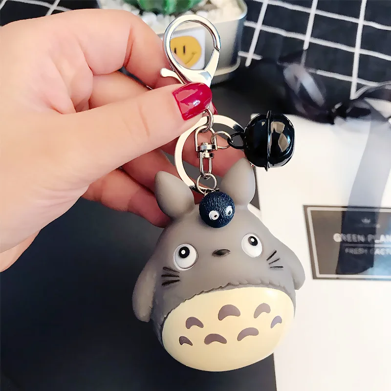 Best Offers Animal Keyring Charm Key-Chains Trinket Pendent Fur Totoro Metal Women Cute Car-Bag J9j9YLjBG