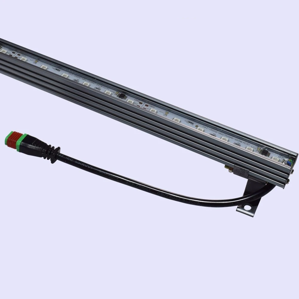 10pc 48LEDS 1m 12w LED Wall Washer MINI LED Outdoor Light Waterproof RGB External Control Dmx512 DC24V Liner Lamp