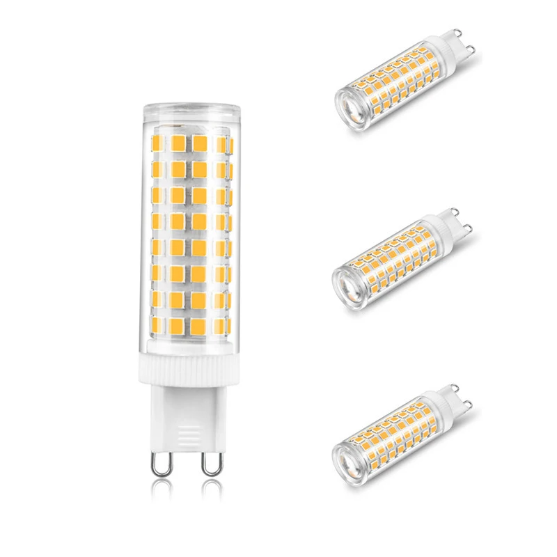 디밍이 가능한 G9 LED 전구 7W 9W 15W 18W LED 전구 AC110V 220V SMD2835 스포트라이트 샹들리에 고품질 조명 할로겐 램프 교체