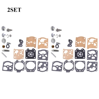 

2 Set Carburetor Carb Diaphragm Gasket Repair Kit For Walbro K20-WAT WA WT Series Repairing Walbro WA And WT Series Carburetor