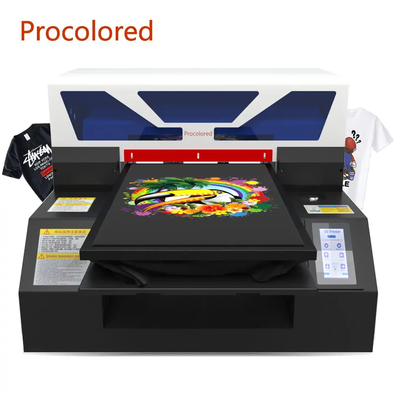 Новый DTG принтер procolorful для футболок A3 печатная машина одежды на ткани планшетные