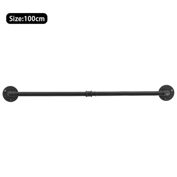 

Pot Rack With Hooks Wall Mounted Hanging Rail Space Saving Anti-slip Utensils Organizer Pan Lid Home Multi-Purpose Detachable