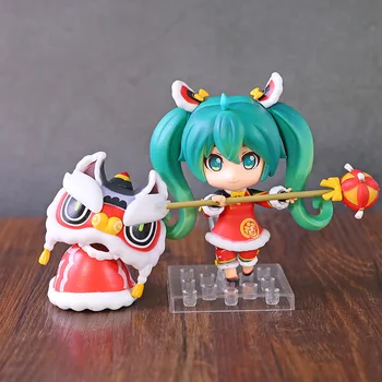 

Vocaloid Hatsune Miku Ver. 654 Lion Dance PVC Action Figure Doll Model Toy Figurine