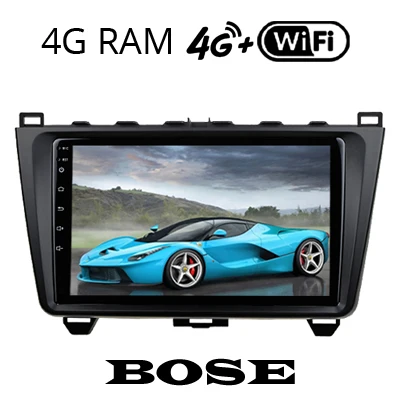 M6-2008-12-4G-BOSE SINOSMART поддержка аудиосистемы BOSE 4G sim-карта DSP 2.5D ips/QLED экран 2G/4G Автомобильный gps навигационный плеер для Mazda 6 Android 8,1 2008,2009, 2010,2011, 2012 - Цвет: M6-2008-12-4G-BOSE