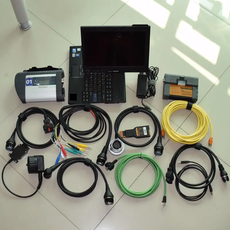Супер 2 в 1 Mb Star c4 и для Bmw Icom a2 с программным обеспечением Hdd ТБ установленный x200t