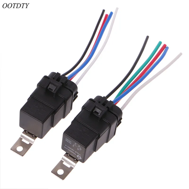 

OOTDTY Waterproof Integrated Automobile Relay DC 12V 40A Auto Car Relay & Socket Holder