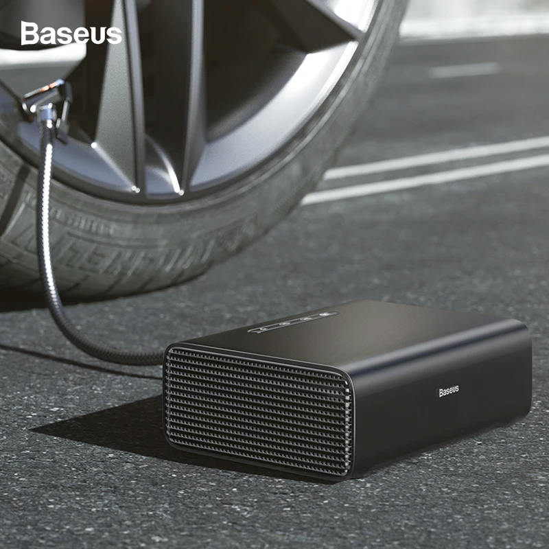 

Baseus 12V Mini Car Air Compressor Tire Inflatable Pump For Car Portable Inflator Pump Electric Intelligent Car Tyre Inflator