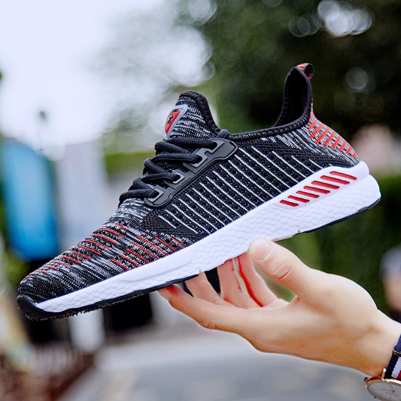 

2019 autumn breathable sneakers men and women couples mesh running shoes casual shoes mesh travel running shoes
