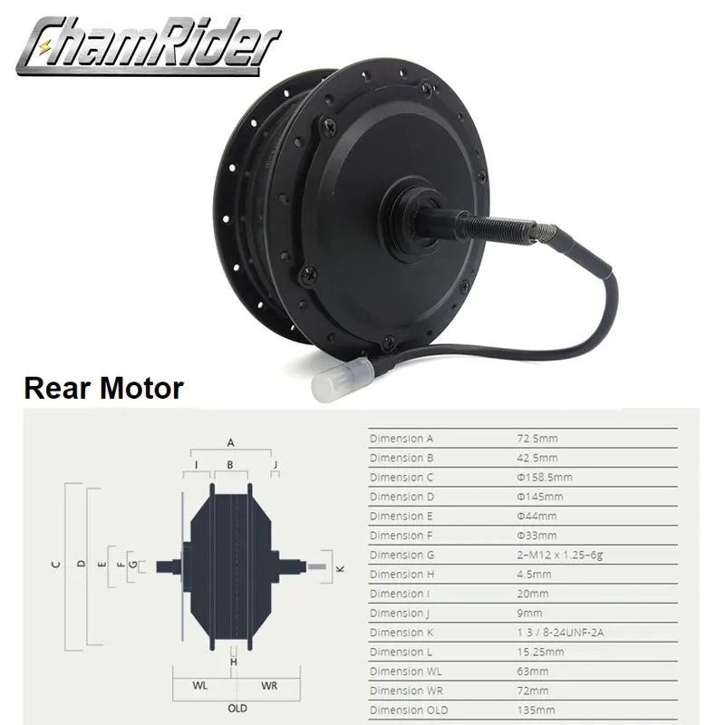 US $188.90 36V 350W 48V 500W bafang 8fun SWX02 Gear Hub Motor High Speed Ebike Front Rear Cassette RM G020350D DC G020500D DC