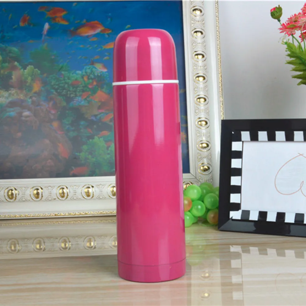 

New Arrival 500ml Stainless Steel Tea Milk Water Drink Coffee Flask Vacuum Bottle Cup keep water for 6-12 hours