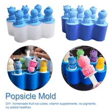 Пищевая креативная силиконовая форма для изготовления мороженого уродливая палочка для рыбы Формочки Для Мороженого на палочке ледяная высечка DIY формы для мороженого цвета случайный Горячая