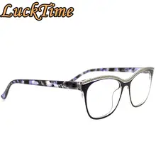 LuckTime повседневные Модные женские очки, оправа в стиле ретро, квадратные очки для близорукости, оправа для женщин, оправы для очков по рецепту Lucky Time 1822