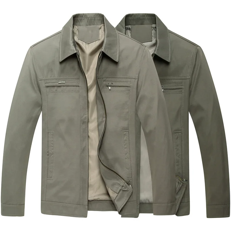 

MEN'S Coat Spring And Autumn 2018 New Style Autumn Jacket Men's Business Casual Daddy Clothes Thin Tops