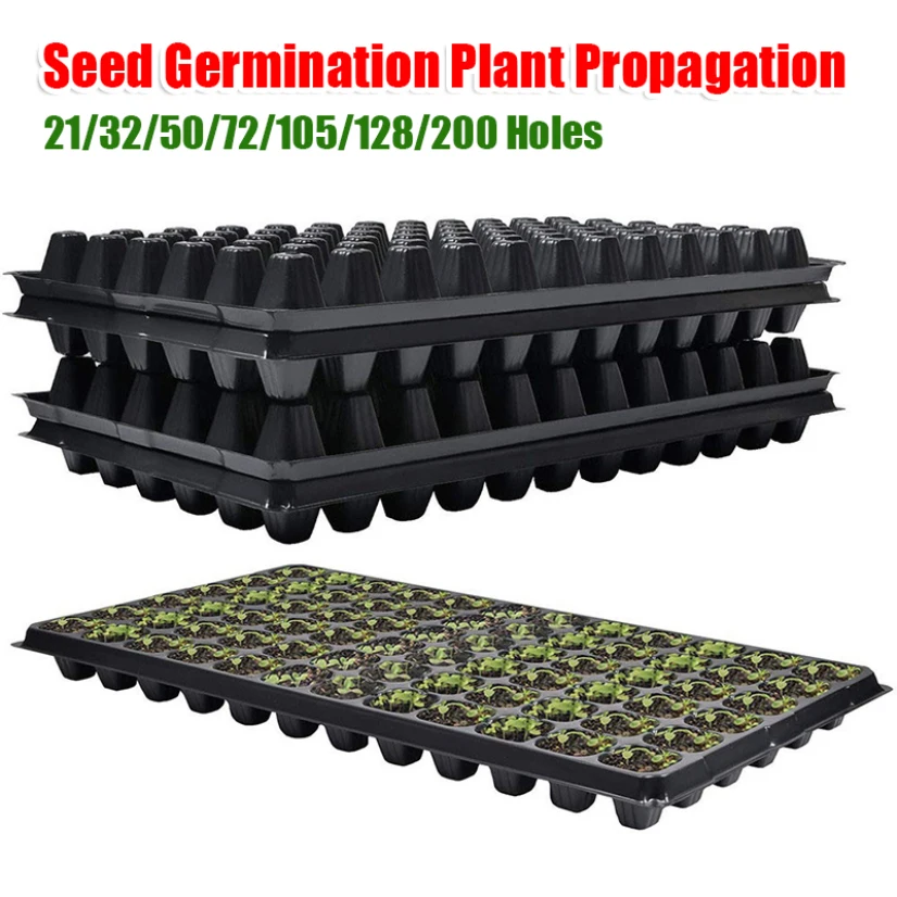 Porous Garden Pots Planters for Seedlings Indoor Gardening Cultivating Germination Tray Garden Plant Pod Bucket Plastic Seedling large ceramic plant pots