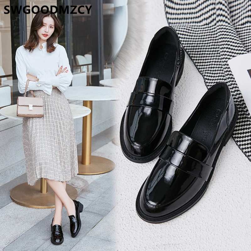 ladies chunky loafers