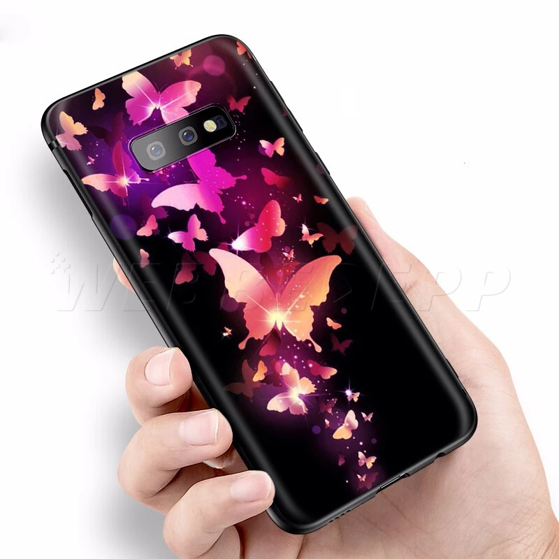 Webbedepp фантазия»; разноцветный принт бабочка чехол для samsung Galaxy S7 S8 S9 S10 Edge Plus Note 10 8 9 A10 A20 A30 A40 A50 A60 A70